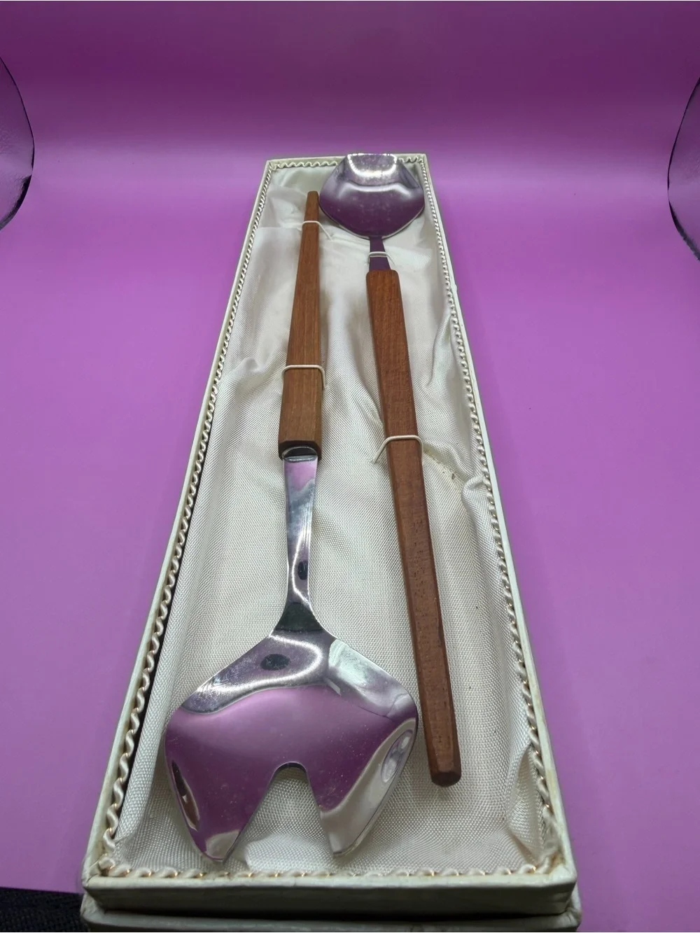 Vintage Salad Server Set